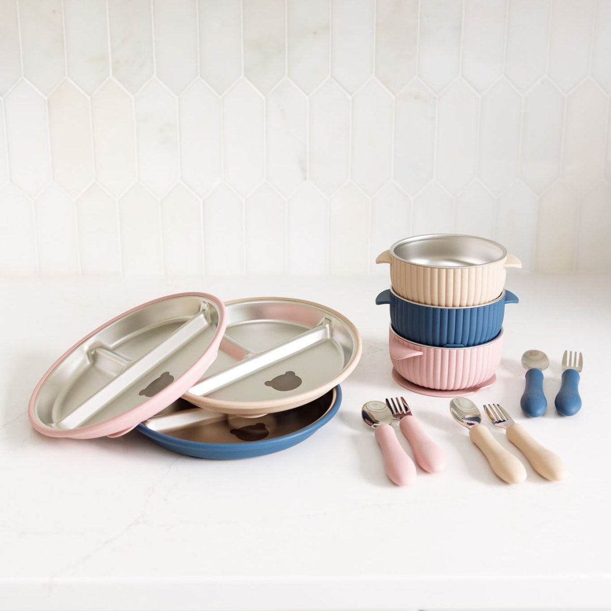Stay Put Dishes Set Bundle - Roobear Kids