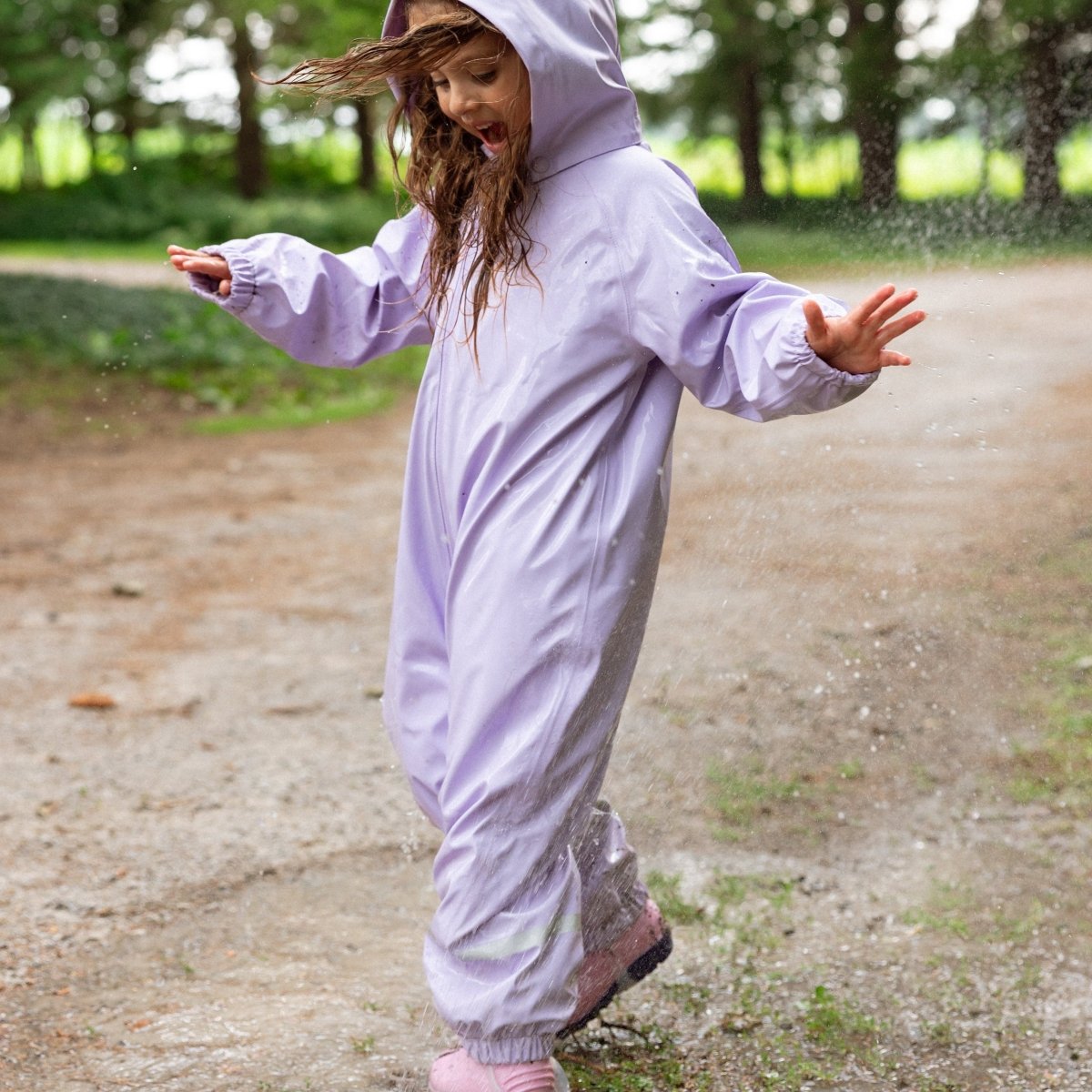 Rain Gear - Waterproof Fleece-Lined One-Piece Suit - Roobear Kids