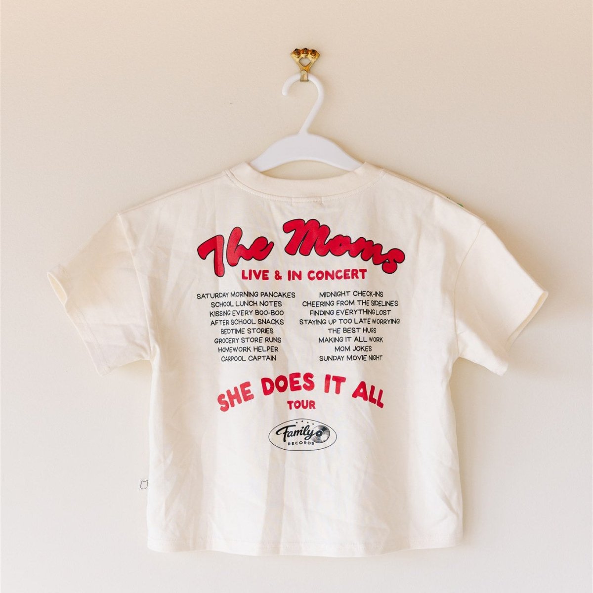 Moms World Tour Tee - Roobear Kids
