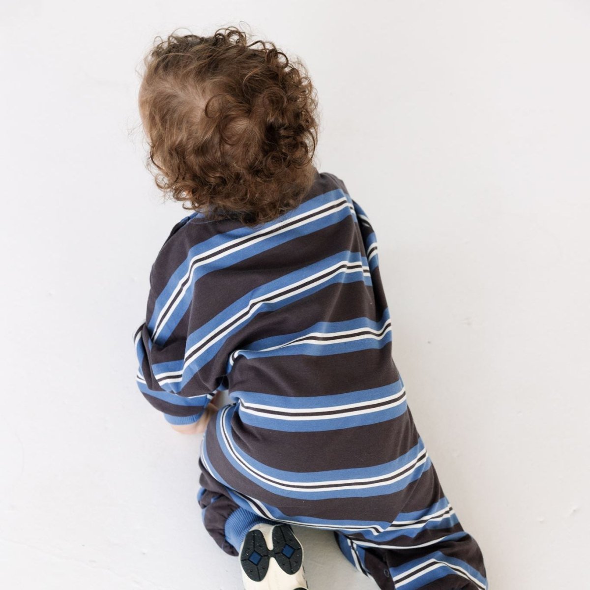 Striped Long Sleeve Romper - Roobear Kids