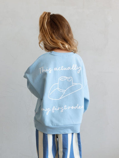First Rodeo 100% Cotton Crewneck - Roobear Kids
