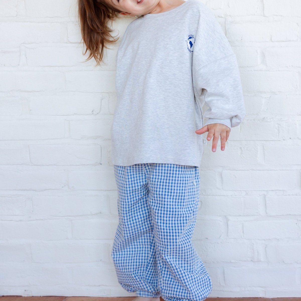 Comfy Gingham Pants - Roobear Kids