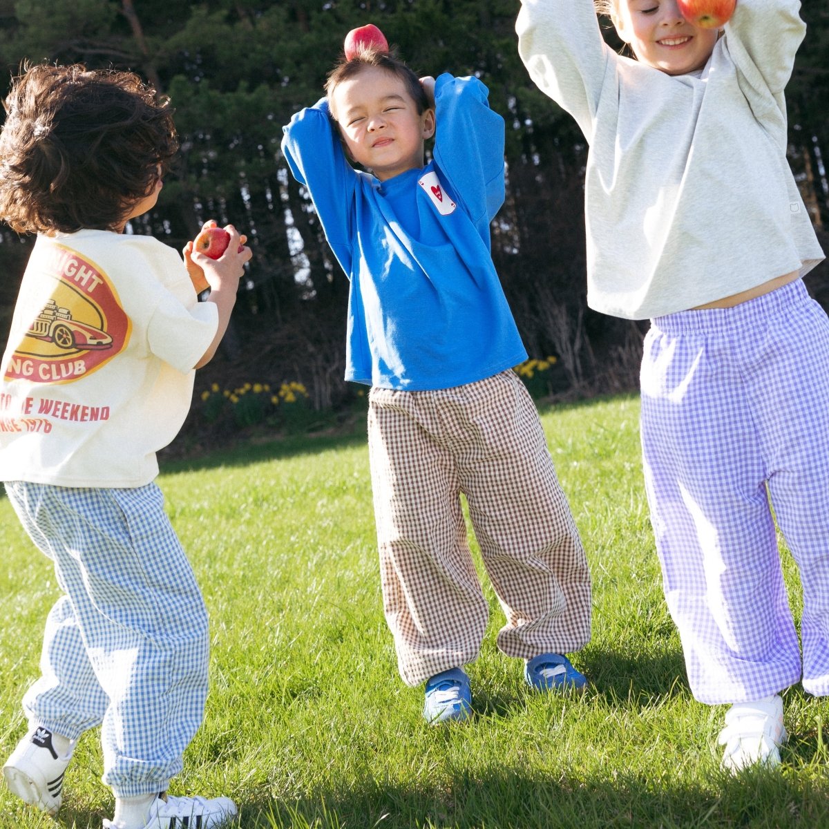 Comfy Gingham Pants - Roobear Kids