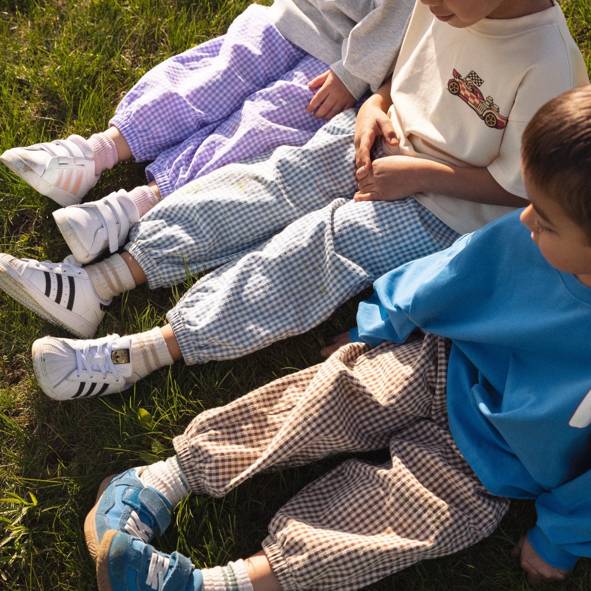 Comfy Gingham Pants - Roobear Kids