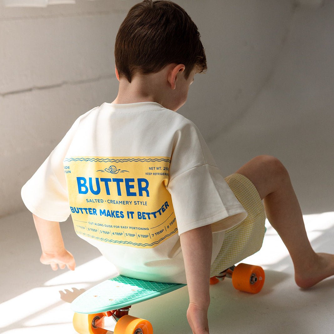 Butter Organic Cotton Tee - Roobear Kids