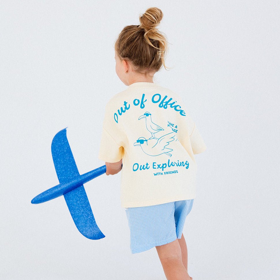 Out of Office Organic Cotton Tee - Roobear Kids