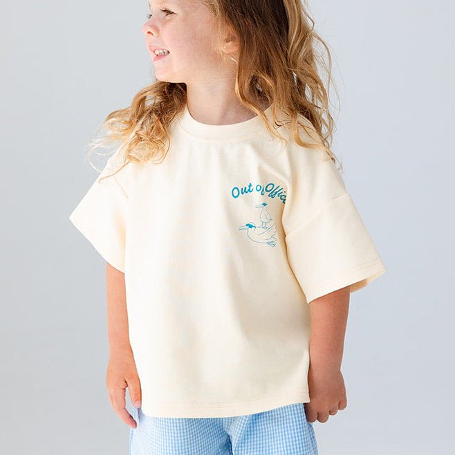 Out of Office Organic Cotton Tee - Roobear Kids
