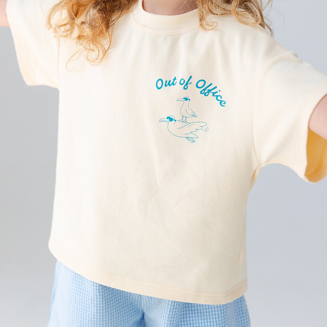 Out of Office Organic Cotton Tee - Roobear Kids