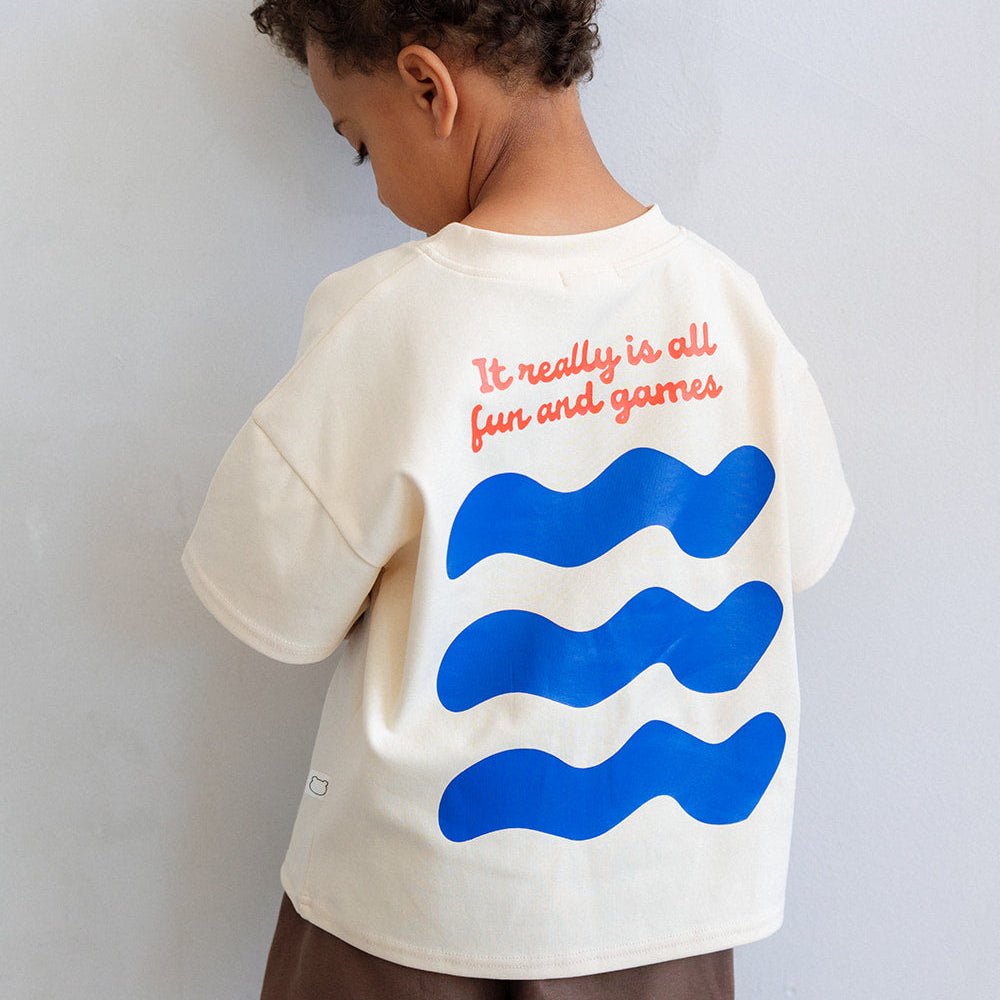 Really Just Fun and Games Organic Cotton Tee - Roobear Kids