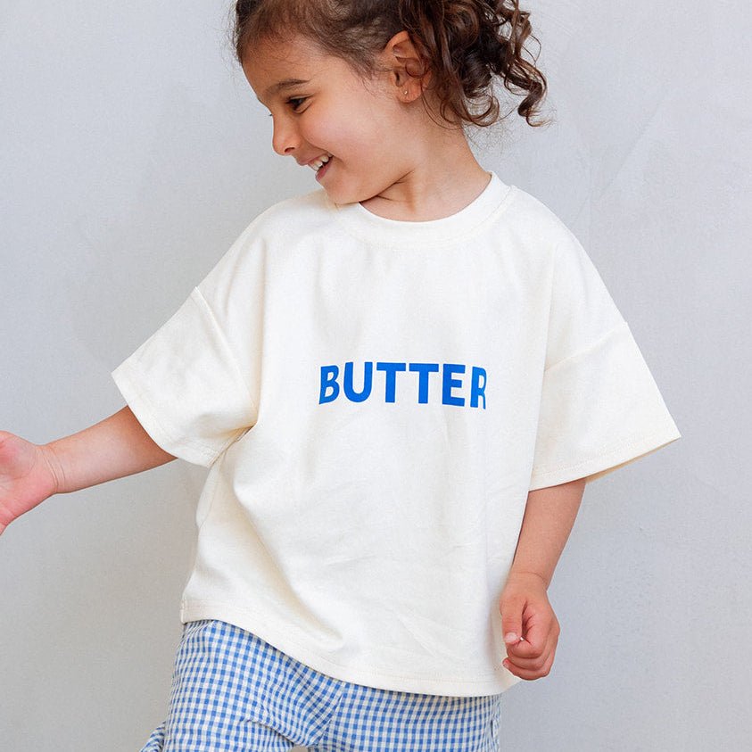 Butter Organic Cotton Tee - Roobear Kids