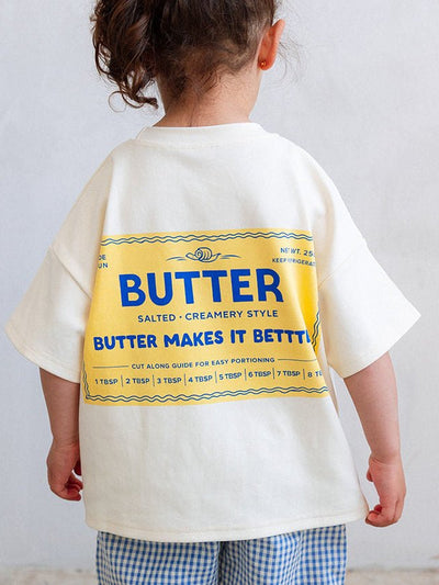Butter Organic Cotton Tee - Roobear Kids