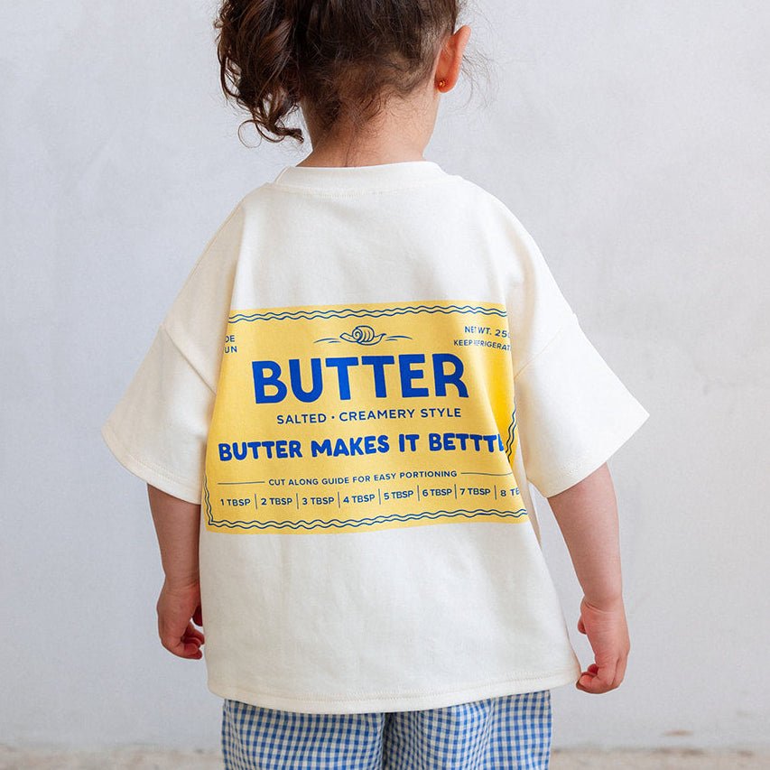 Butter Organic Cotton Tee - Roobear Kids