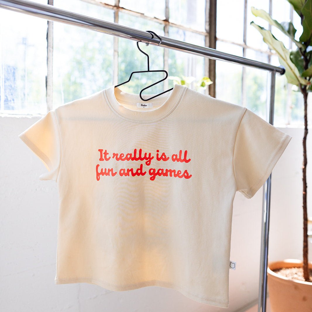 Really Just Fun and Games Organic Cotton Tee - Roobear Kids