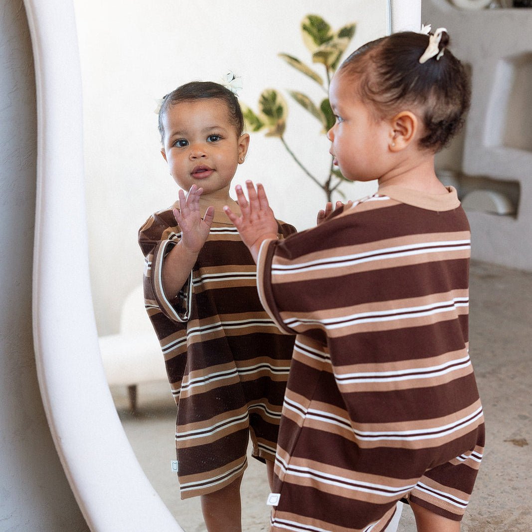 Cotton Striped Romper - Roobear Kids