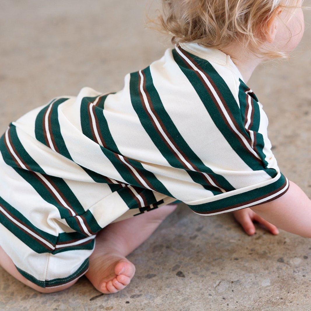 Cotton Striped Romper - Roobear Kids