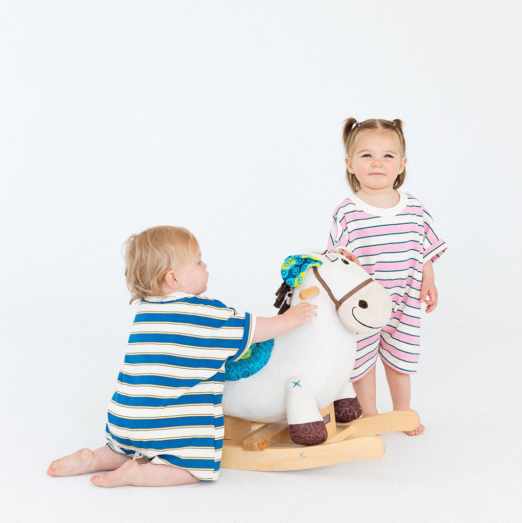 Cotton Striped Romper - Roobear Kids