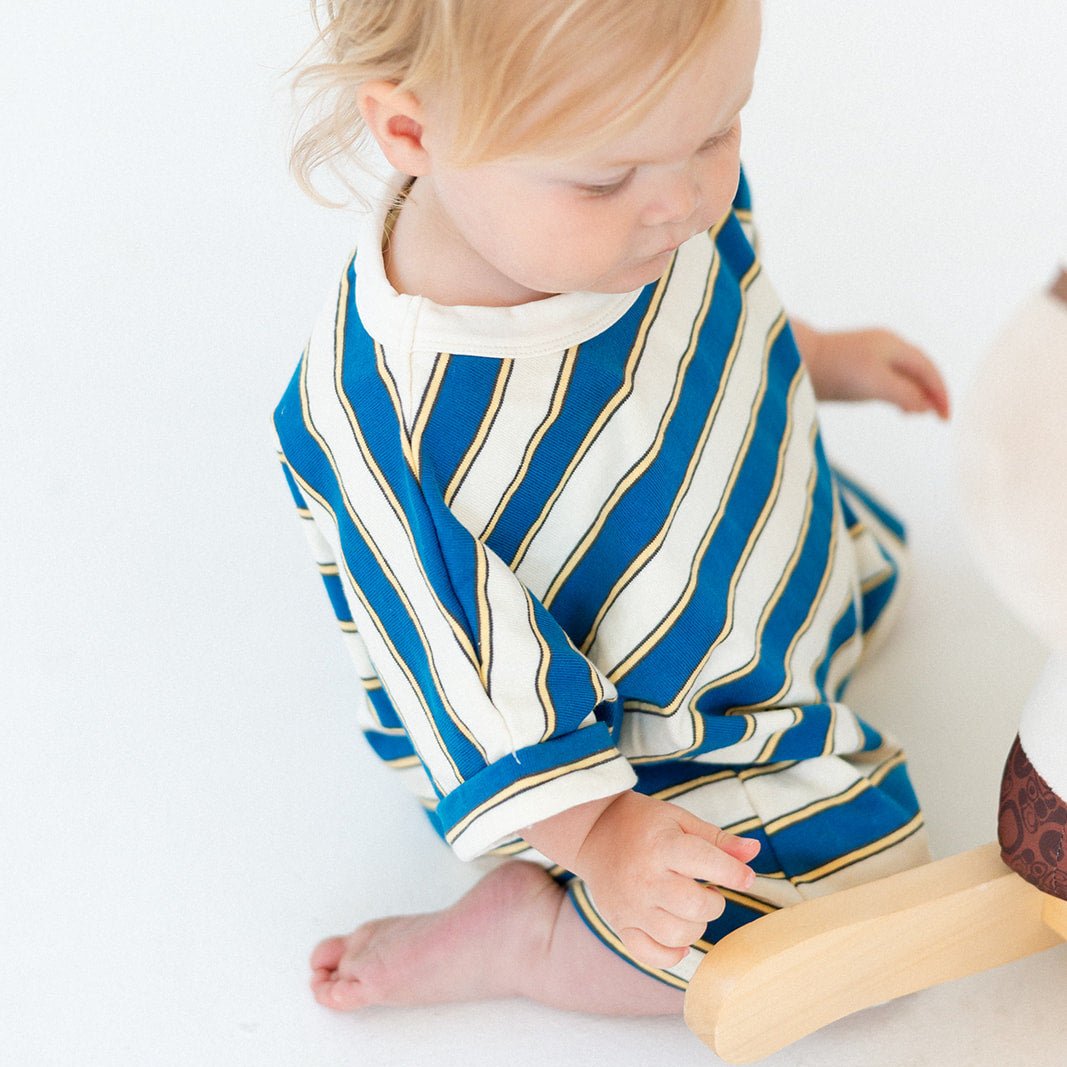 Cotton Striped Rompers - Roobear Kids