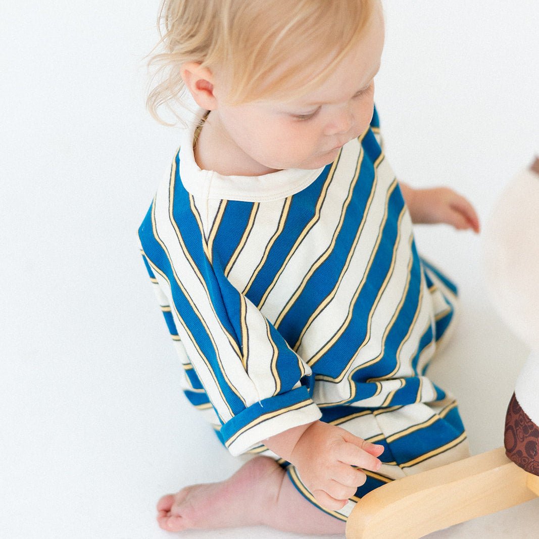 Cotton Striped Romper - Roobear Kids