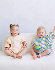Cotton Striped Romper - Roobear Kids