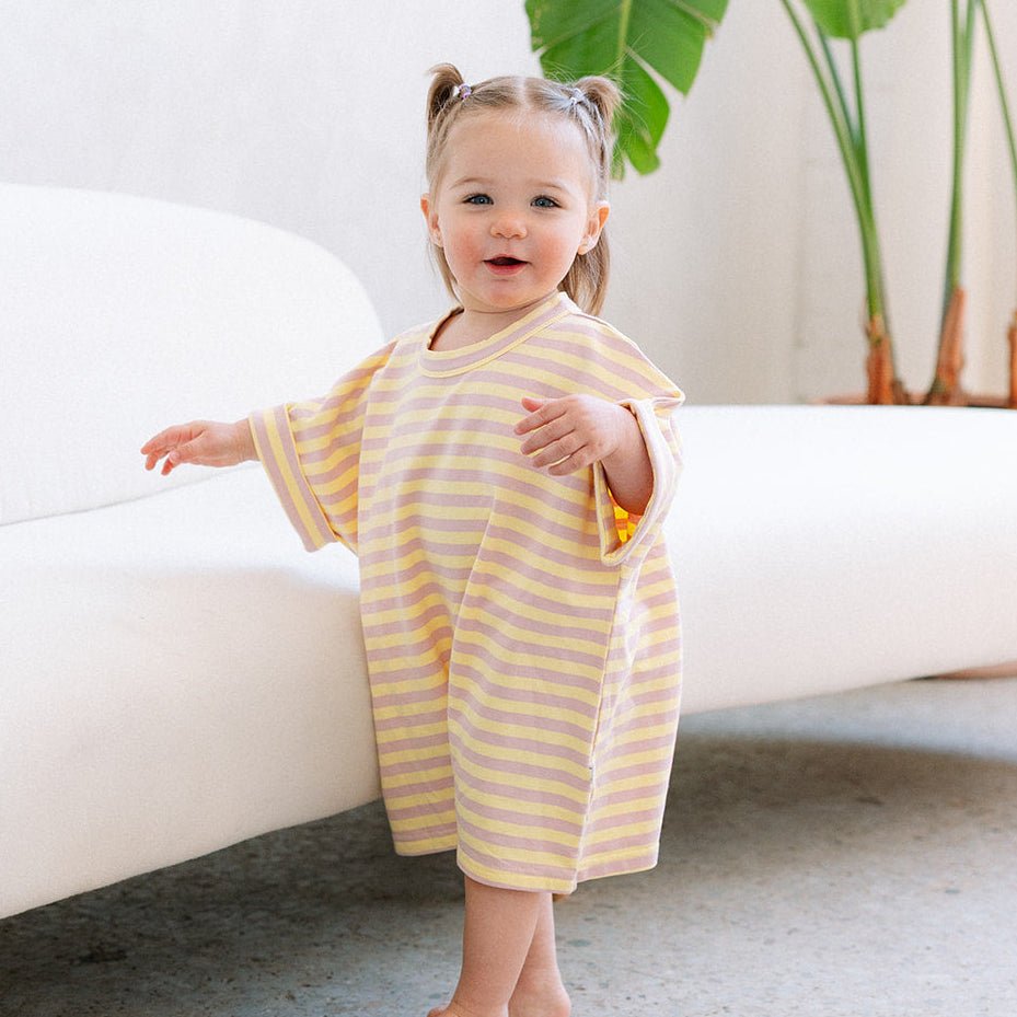 Cotton Striped Romper - Roobear Kids