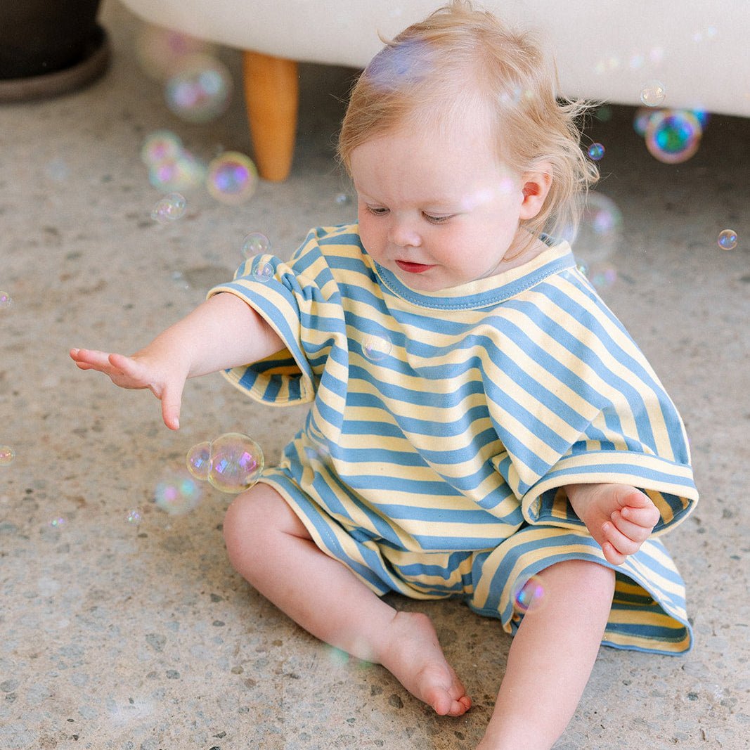 Cotton Striped Romper - Roobear Kids