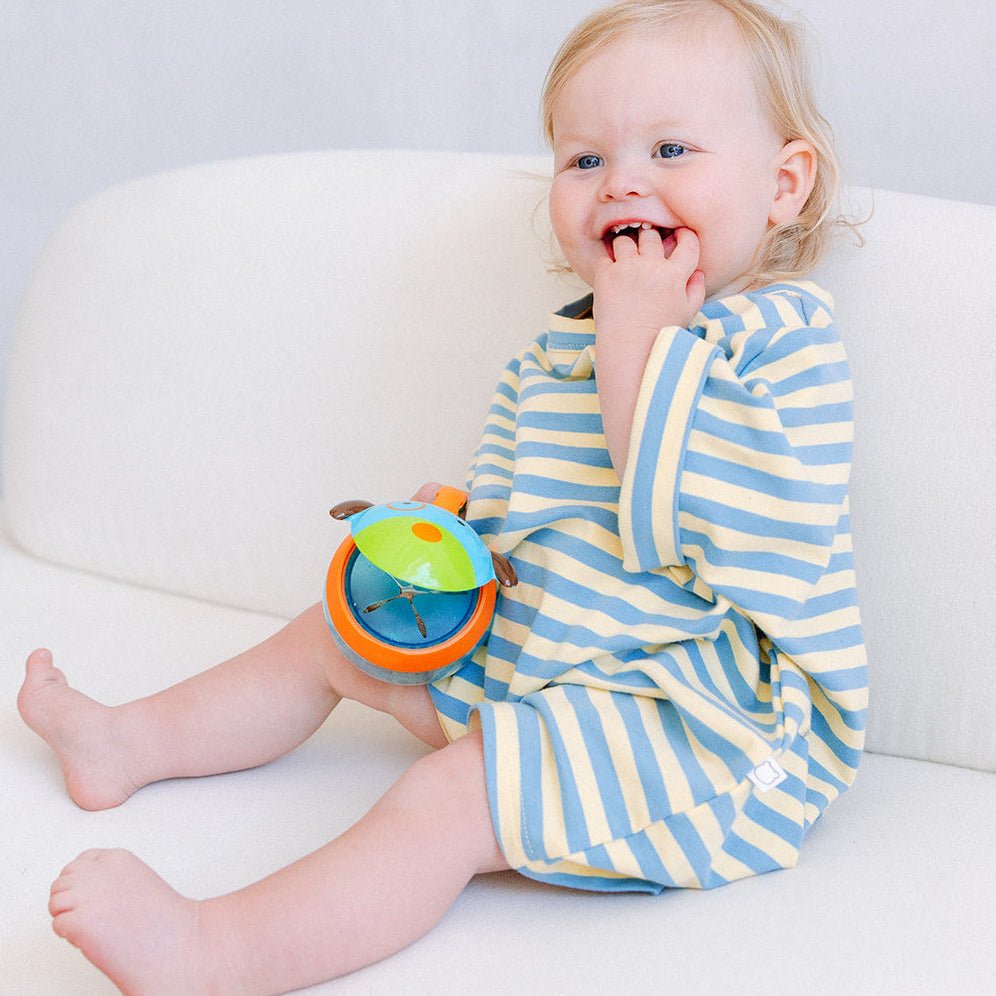 Cotton Striped Romper - Roobear Kids