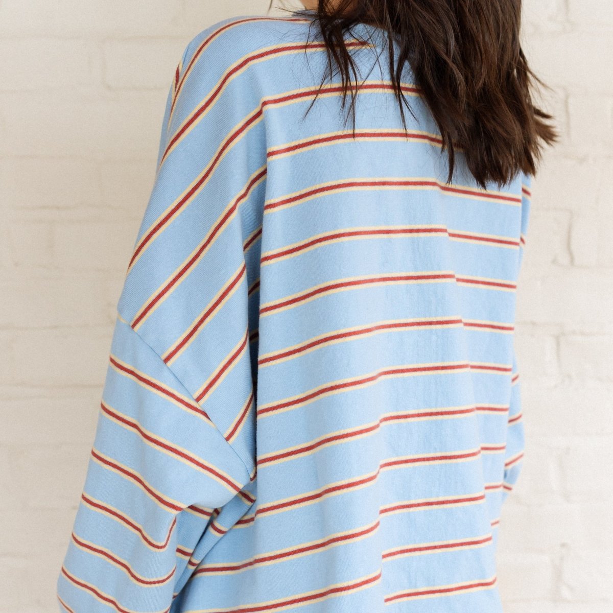 Mama Matching Striped Long Sleeve Crewneck - Roobear Kids