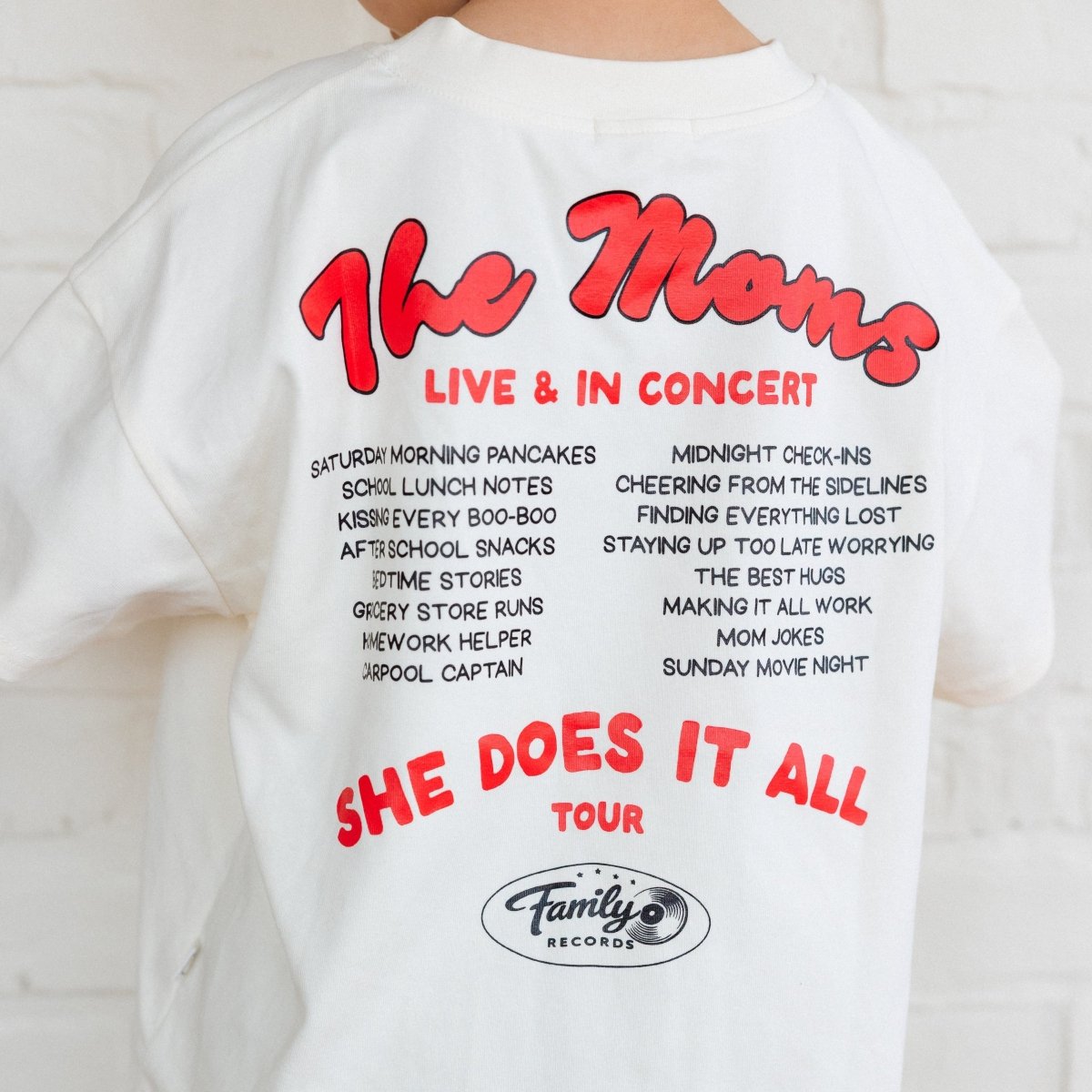 Moms World Tour Tee - Roobear Kids