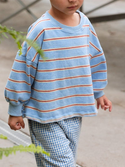 Striped Lightweight Crewneck - Roobear Kids