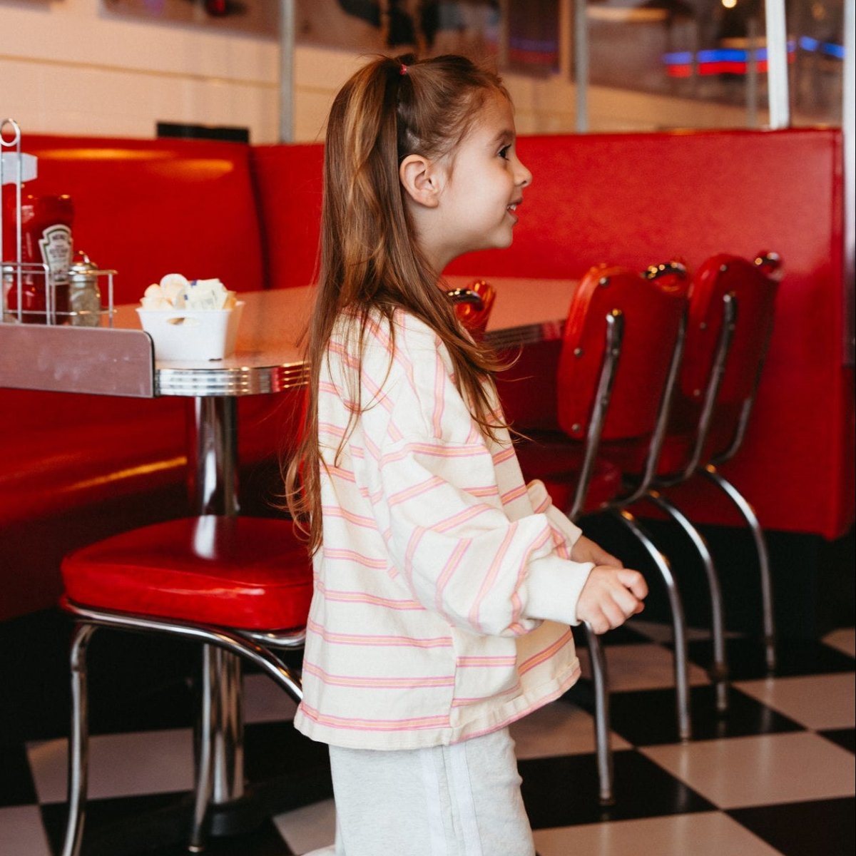 Striped Lightweight Crewneck - Roobear Kids