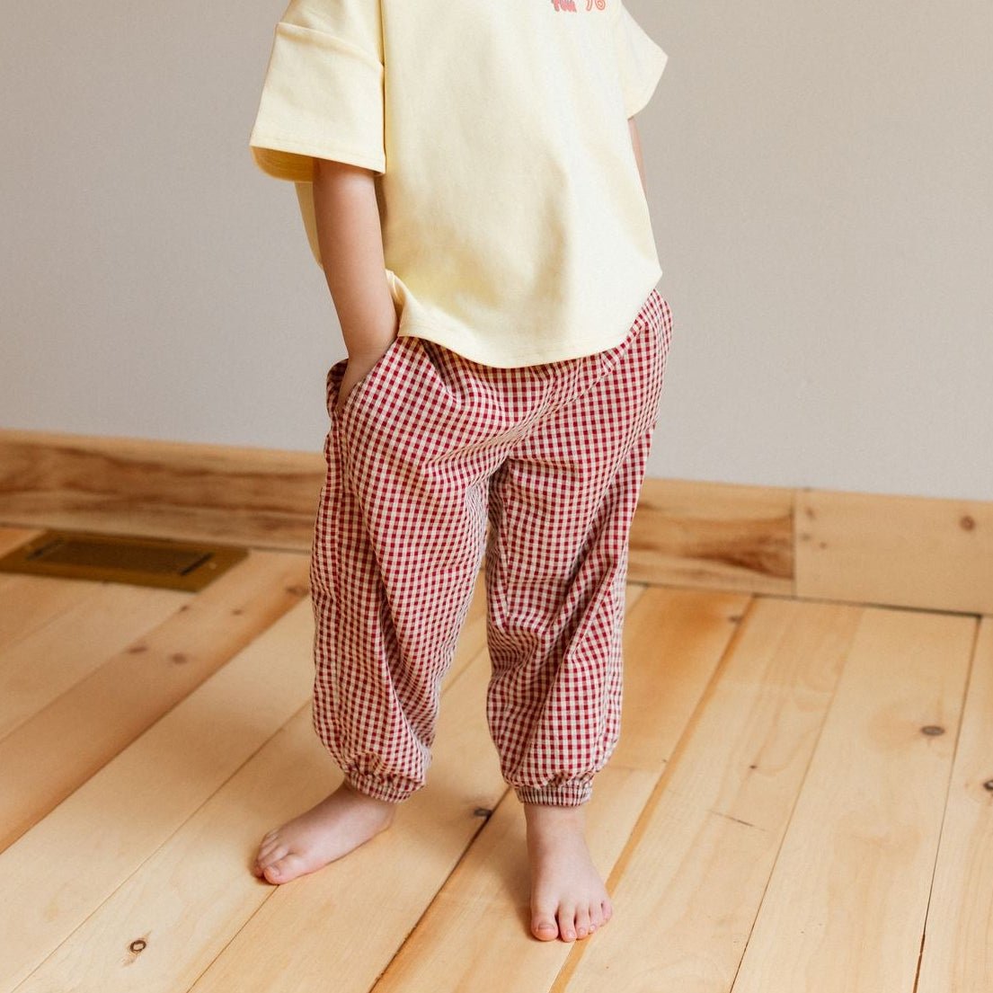 Comfy Gingham Pants - Roobear Kids
