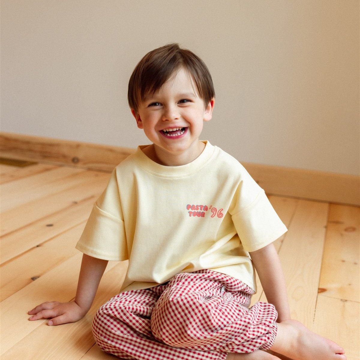 Pasta Tour Cotton Tee - Roobear Kids