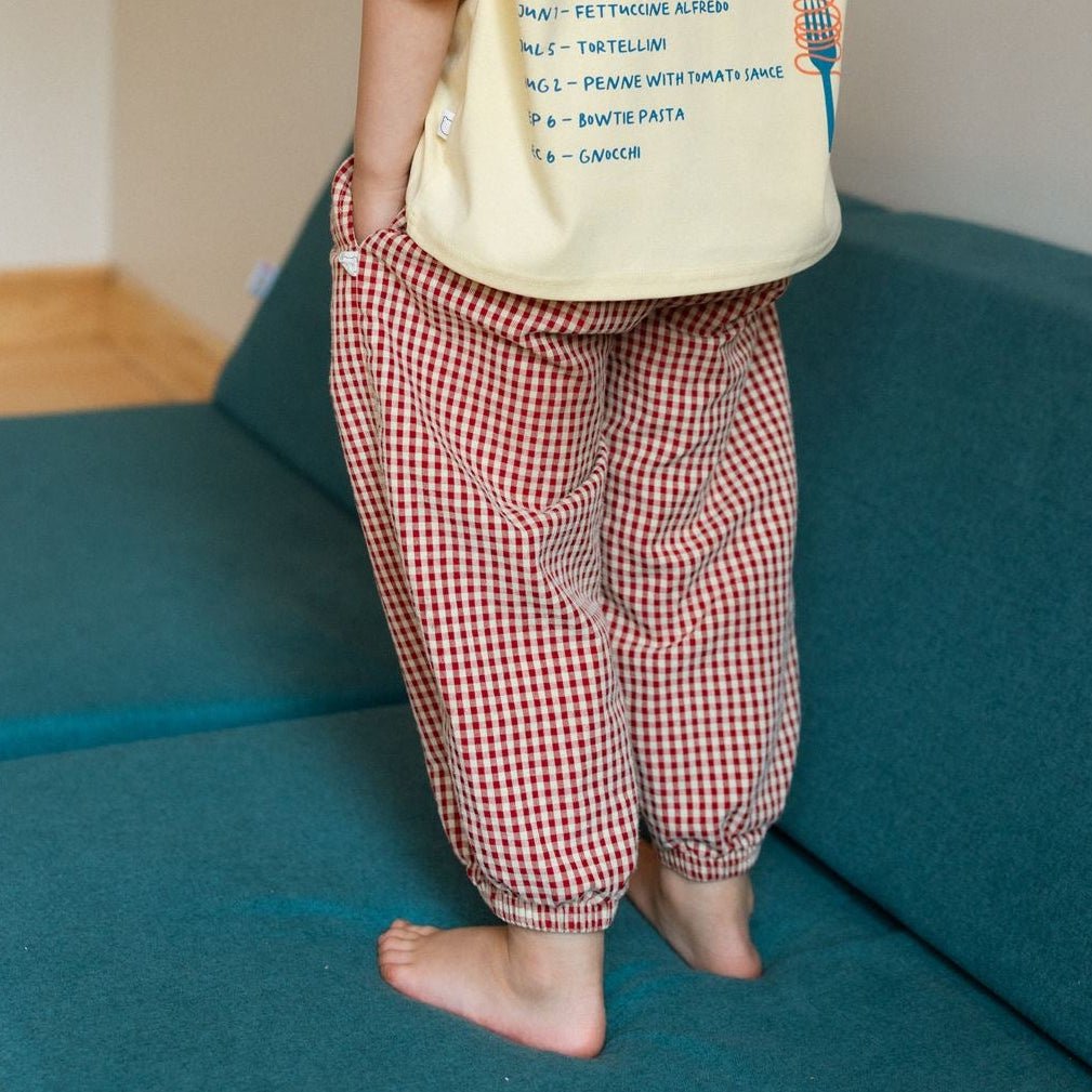 Comfy Gingham Pants - Roobear Kids