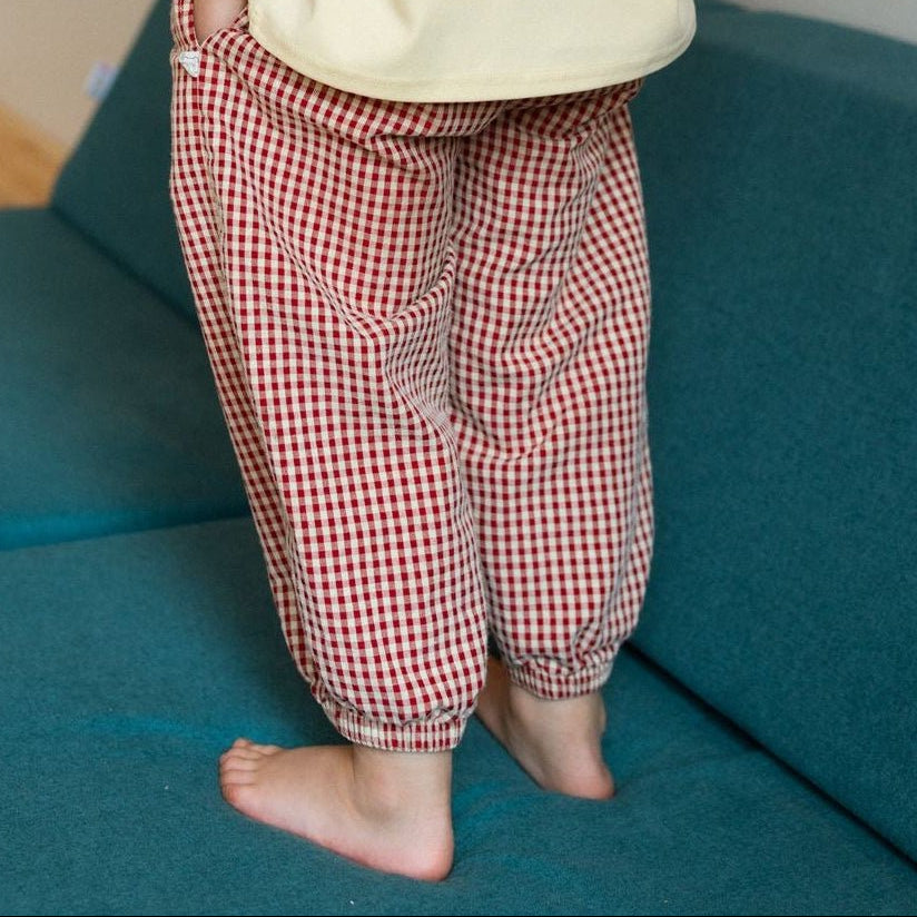 Comfy Gingham Pants - Roobear Kids
