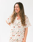Women's Holiday Village Matching PJs - Roobear Kids