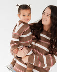Striped Long Sleeve Romper - Roobear Kids