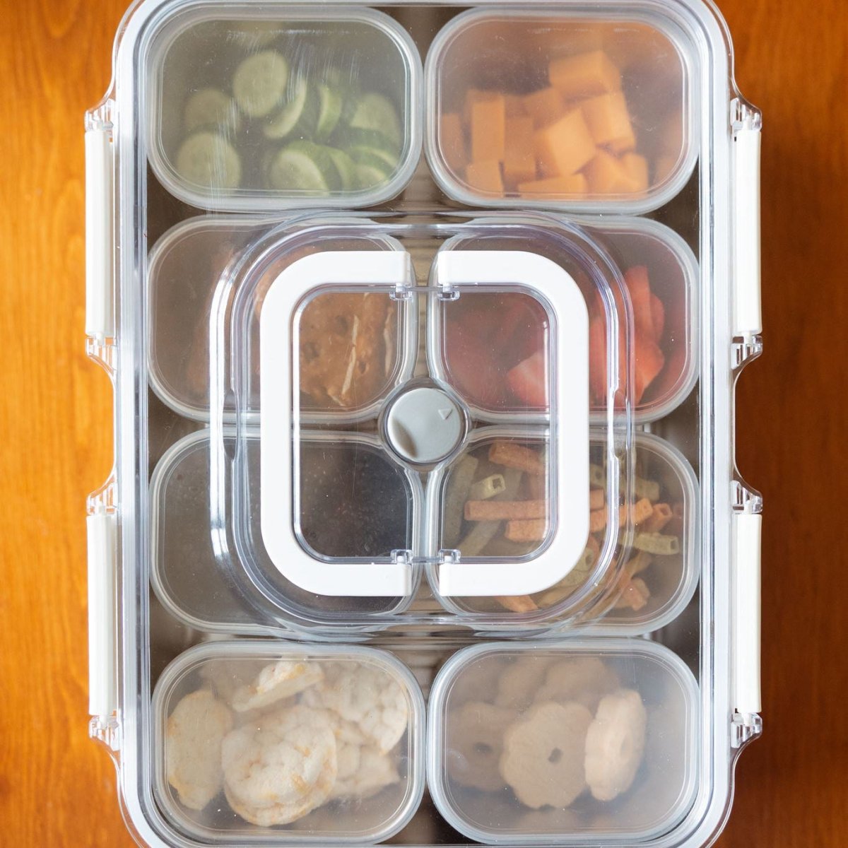 Leakproof 8-Compartment Snack Box - Roobear Kids