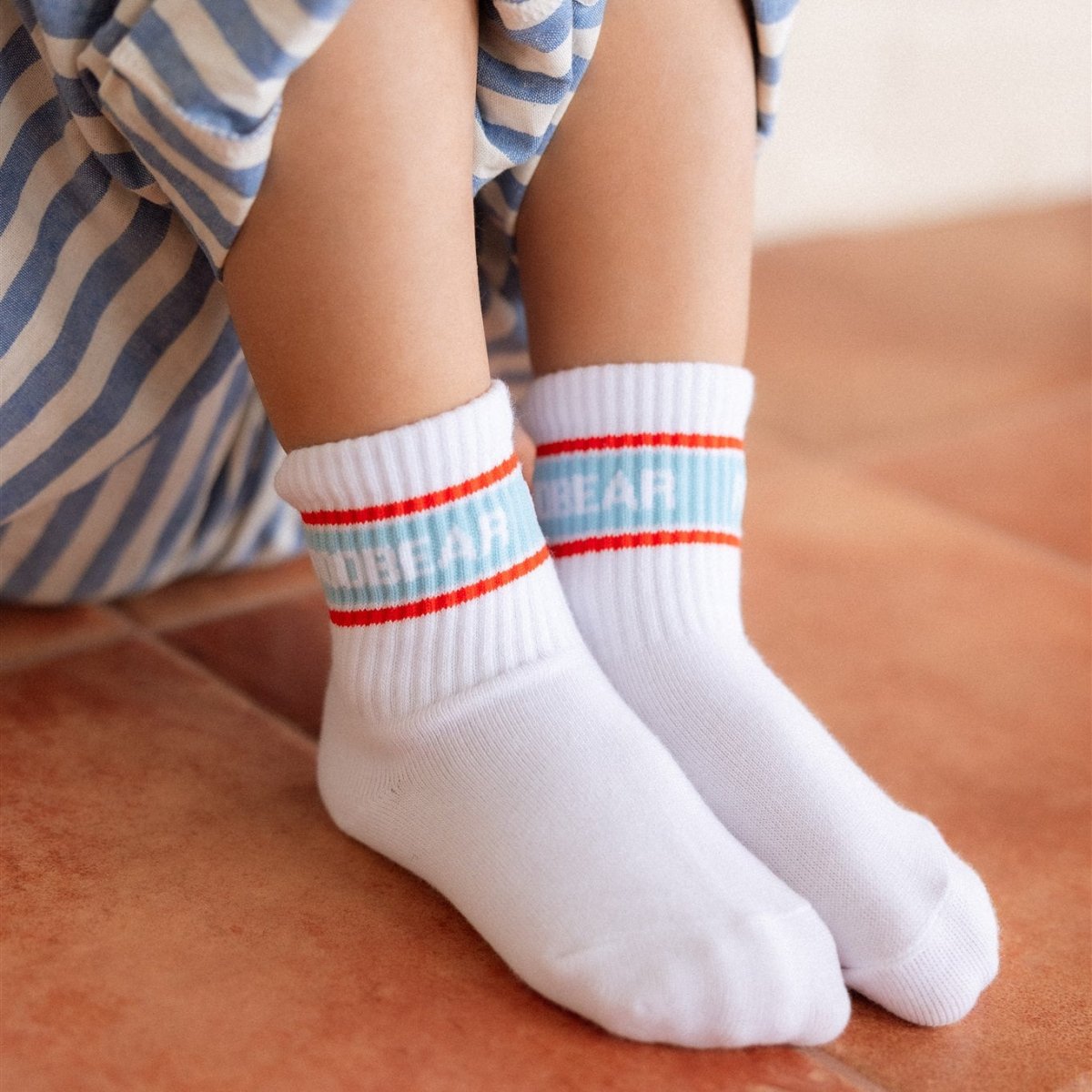 Double Striped Socks - 4 - pack - Roobear Kids