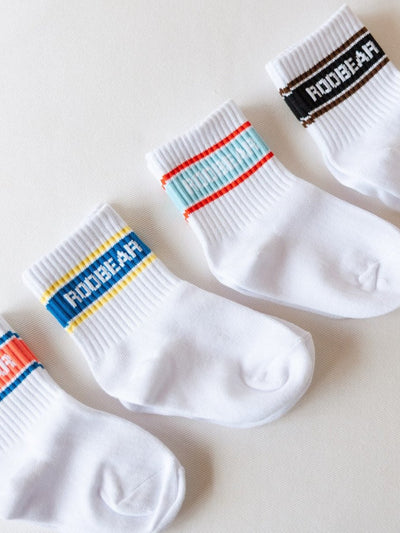 Double Striped Socks - 4 - pack - Roobear Kids