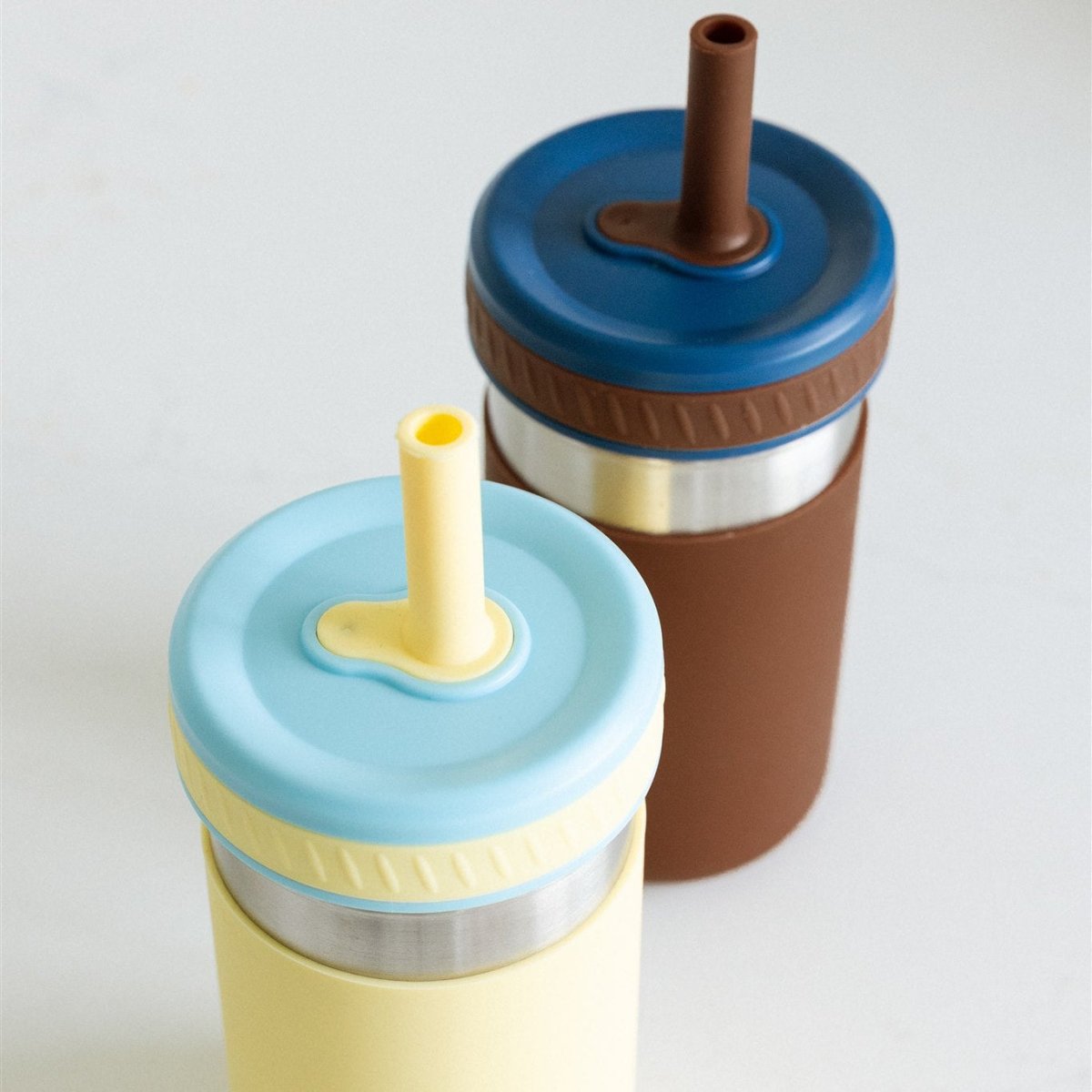 15oz Stainless Steel Spill - Proof Water Bottles (2 - pack) - Roobear Kids