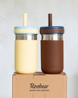 15oz Stainless Steel Spill - Proof Water Bottles (2 - pack) - Roobear Kids