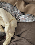 Buttercream Beige Ribbed Sleeper