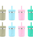 Stainless Steel Spill-Proof Cups (4-Pack)