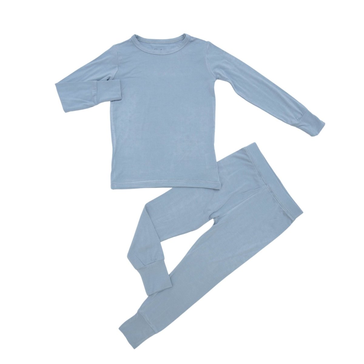 Solid Colour Bamboo Two - Piece Pajamas - Roobear Kids