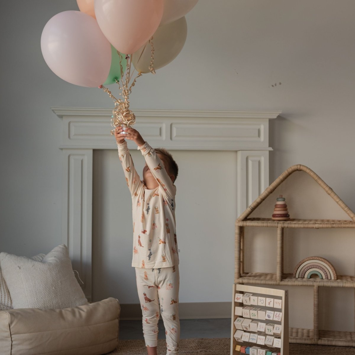 Party Pups Bamboo Two - Piece PJs - Roobear Kids