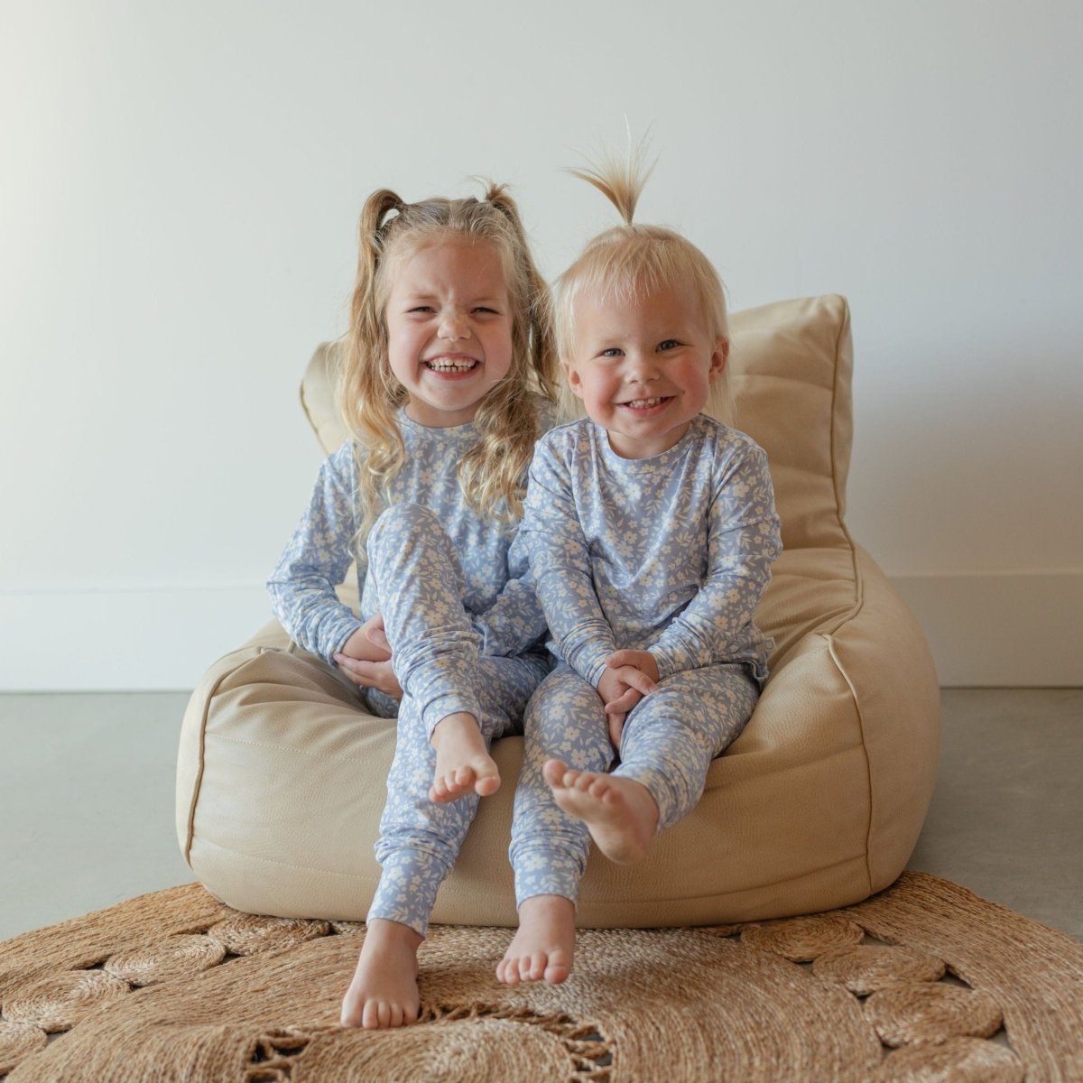 Peonies Bamboo Two - Piece PJs - Roobear Kids