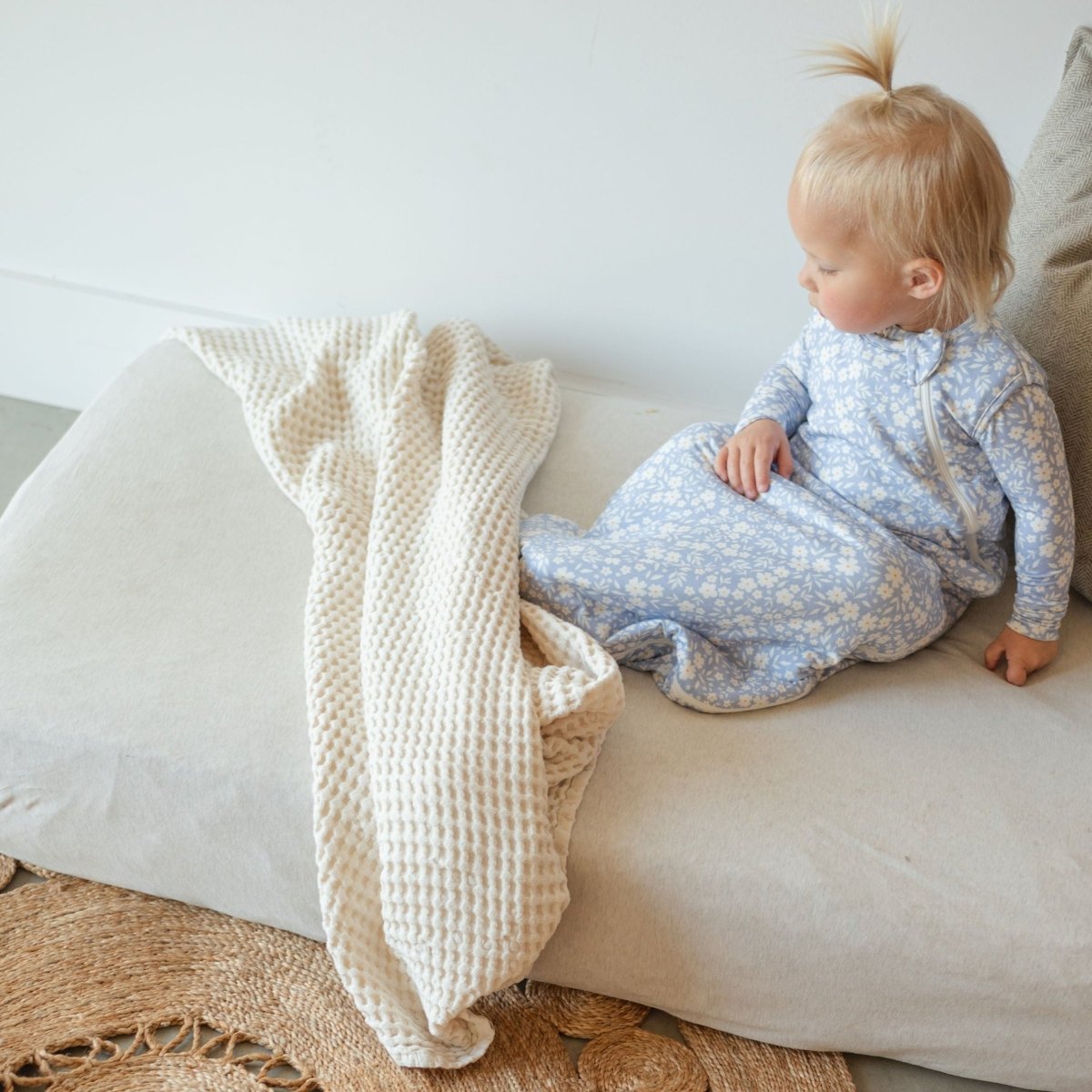 Peonies Bamboo Sleep Sack - Roobear Kids