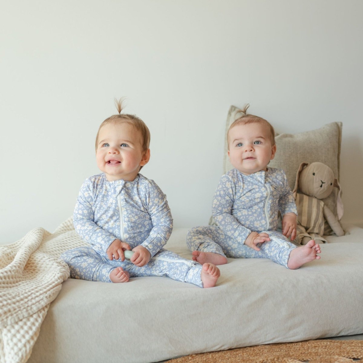 Peonies Bamboo Sleeper - Roobear Kids