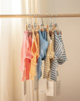 Striped Waffle Cotton Summer Set