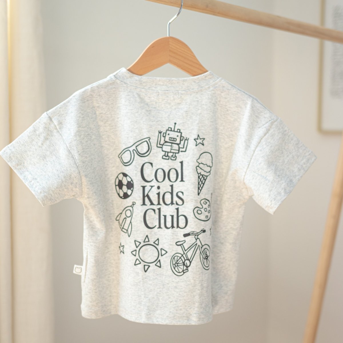 Cool Kids Club Organic Cotton Graphic Tee - Roobear Kids